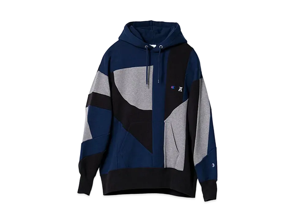 ANREALAGE x Champion Hooded Sweatshirt "Navy"