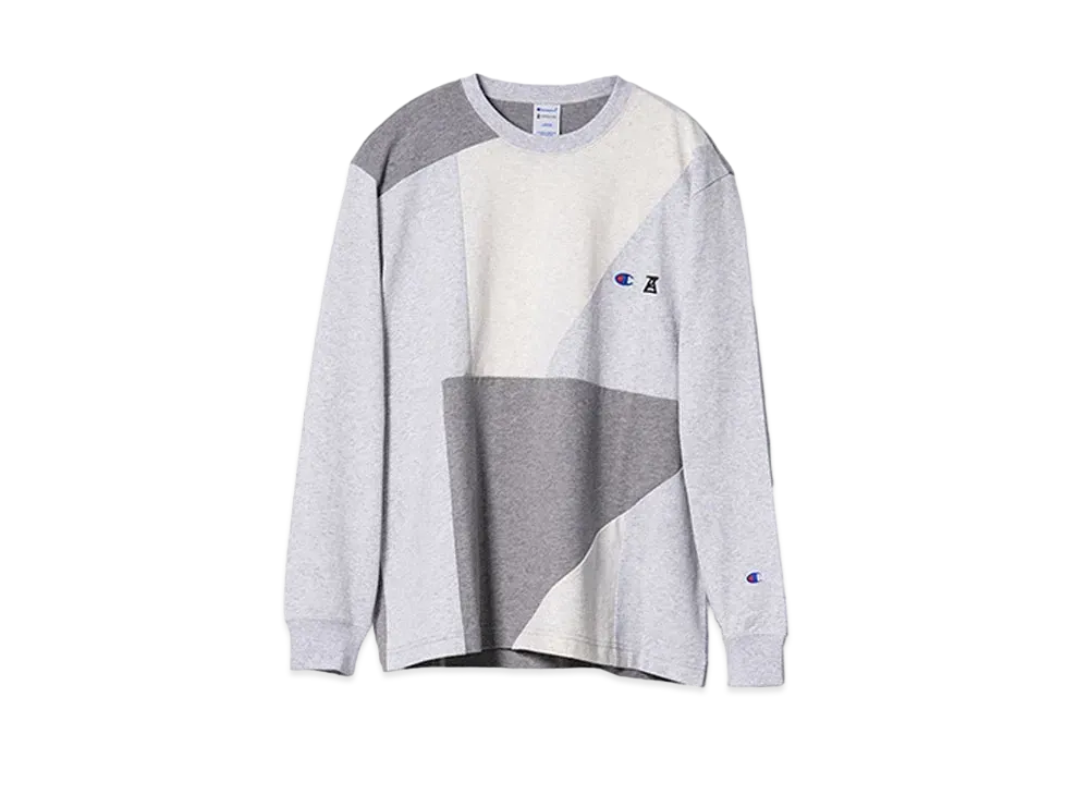 ANREALAGE x Champion Long Sleeb T-Shirt "Oxford Gray"