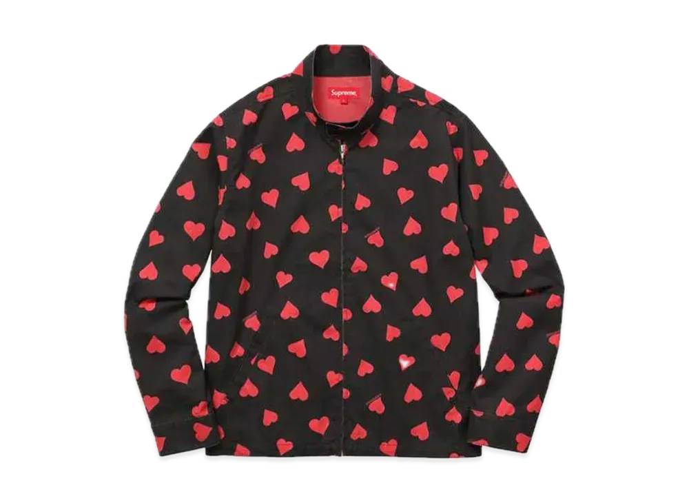 Supreme Hearts Harrington Jacket "Black"