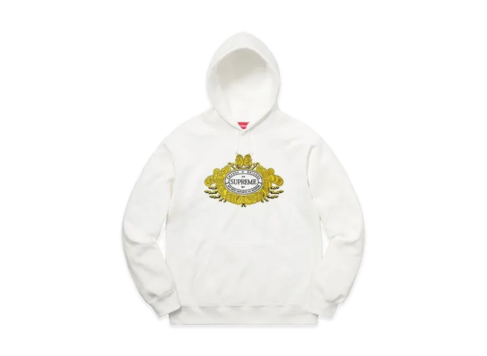 Supreme Love or Hate Hooded Sweatshirt "White"