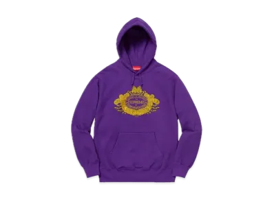 Supreme Love or Hate Hooded Sweatshirt "Purple"