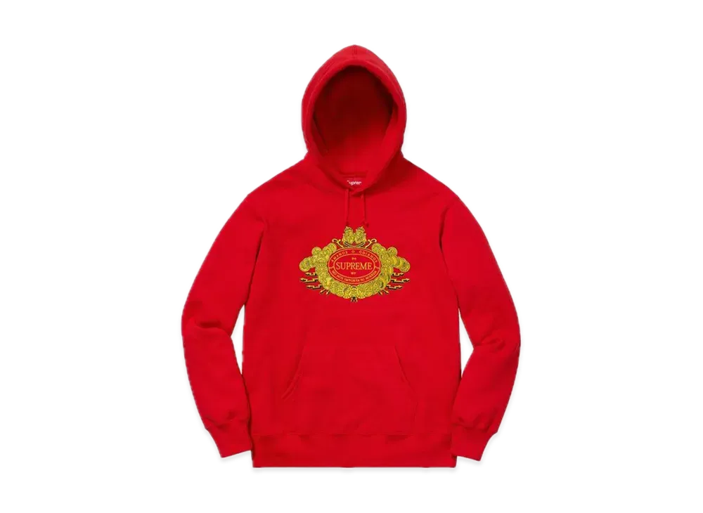 Supreme Love or Hate Hooded Sweatshirt "Red"