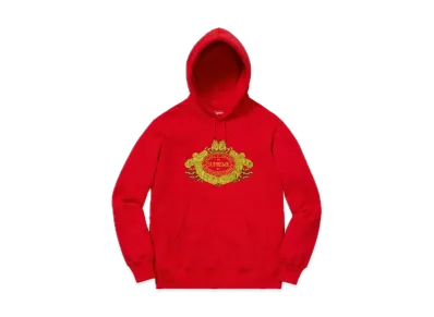 Supreme Love or Hate Hooded Sweatshirt "Red"