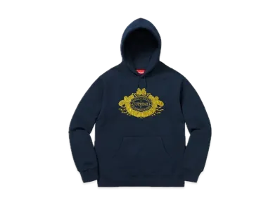 Supreme Love or Hate Hooded Sweatshirt "Navy"