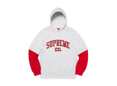 Supreme XXL Hooded Sweatshirt "Ash Grey"