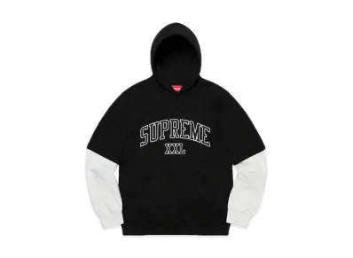 Supreme XXL Hooded Sweatshirt "Black"