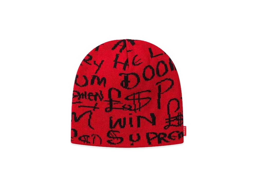 Supreme Black Ark Beanie "Red"