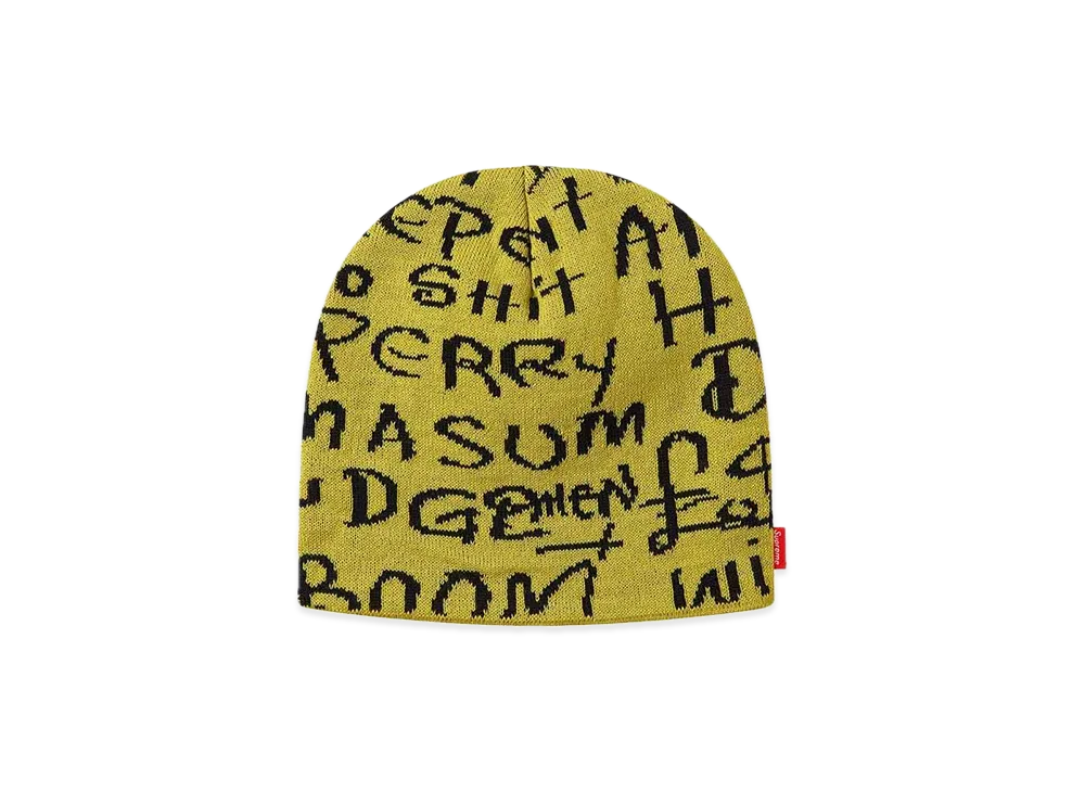 Supreme Black Ark Beanie "Yellow"