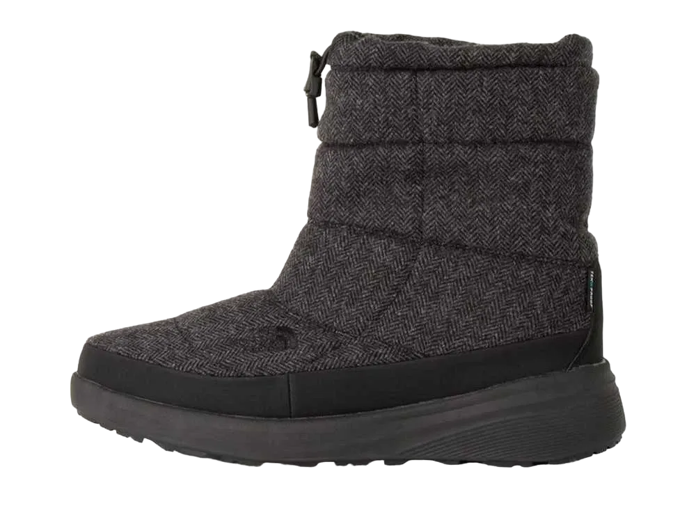 The North Face Women's Nuptse Bootie WP 8 "Wool Black/TNF Black"