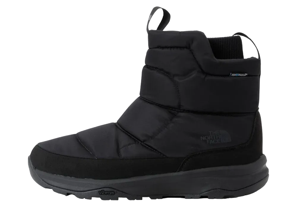 The North Face Nuptse Bootie WP Knit Short "TNF Black/TNF Black"