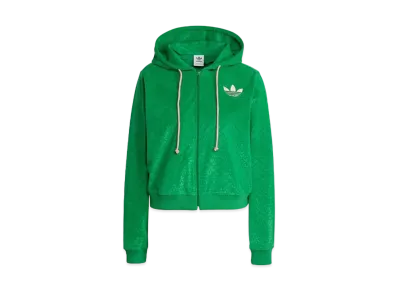adidas Adicolor Heritage Now Velor Zip Parka "Green"