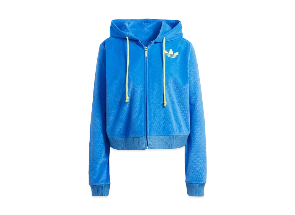 adidas Adicolor Heritage Now Velor Zip Parka "Blue Bird"