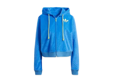 adidas Adicolor Heritage Now Velor Zip Parka "Blue Bird"