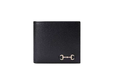 GUCCI Coin Wallet With Horsebit "Black"