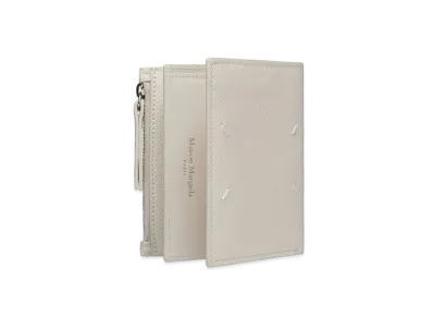 Maison Margiela Zip Leather Wallet "Gray"