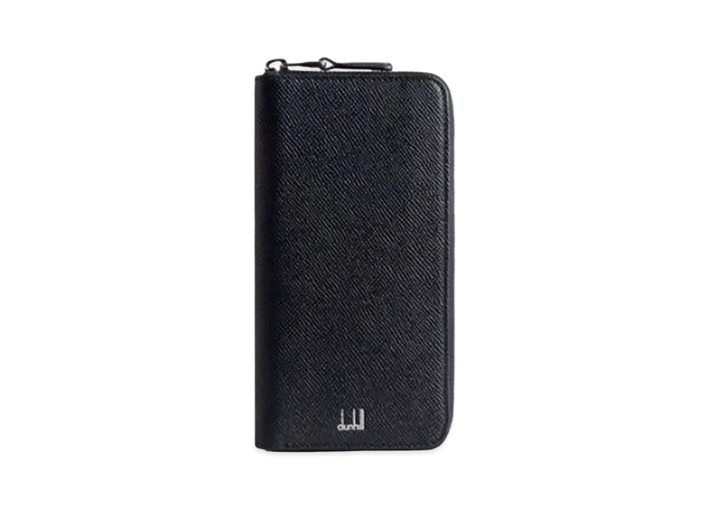 dunhill Cadogan Zip Coat Wallet "Black"