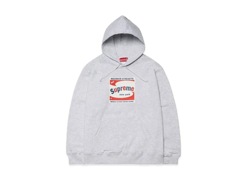 Supreme Shine Hooded Sweatshirt "Grey"