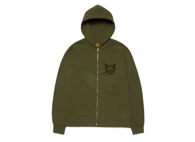 HUMAN MADE UZI MADE ZIP HOODIE "Olive Drab"