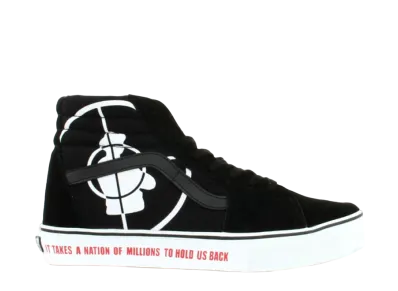 Supreme × Public Enemy × Vans Sk8-Hi "Black White"