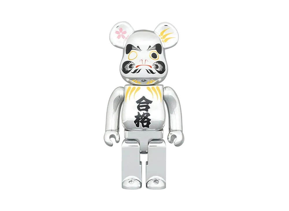 Bearbrick Daruma “GOUKAKU” Silver plated 400%