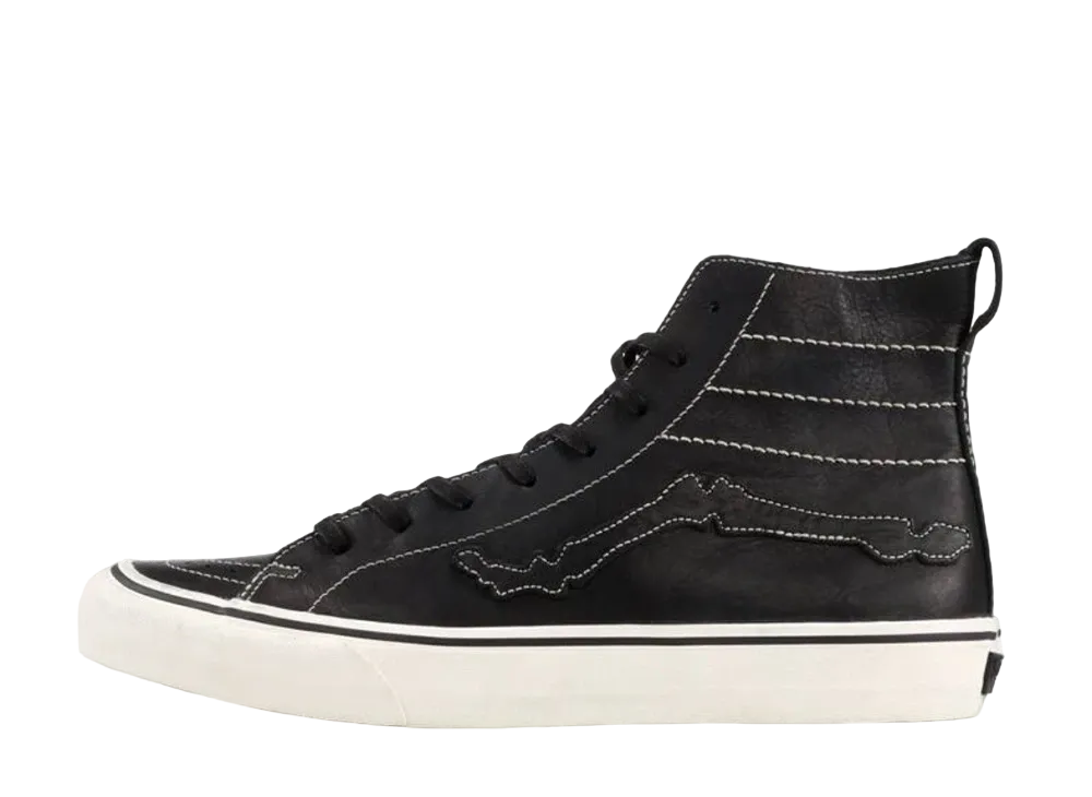 ブレンド × バンズ スケートハイ ディーコン LX ボーン "ブラック"