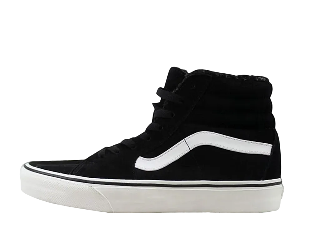 Vans Sk8 Hi Pig Suede Fleece "Black"