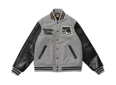 HUMAN MADE VARSITY JACKET "Gray"
