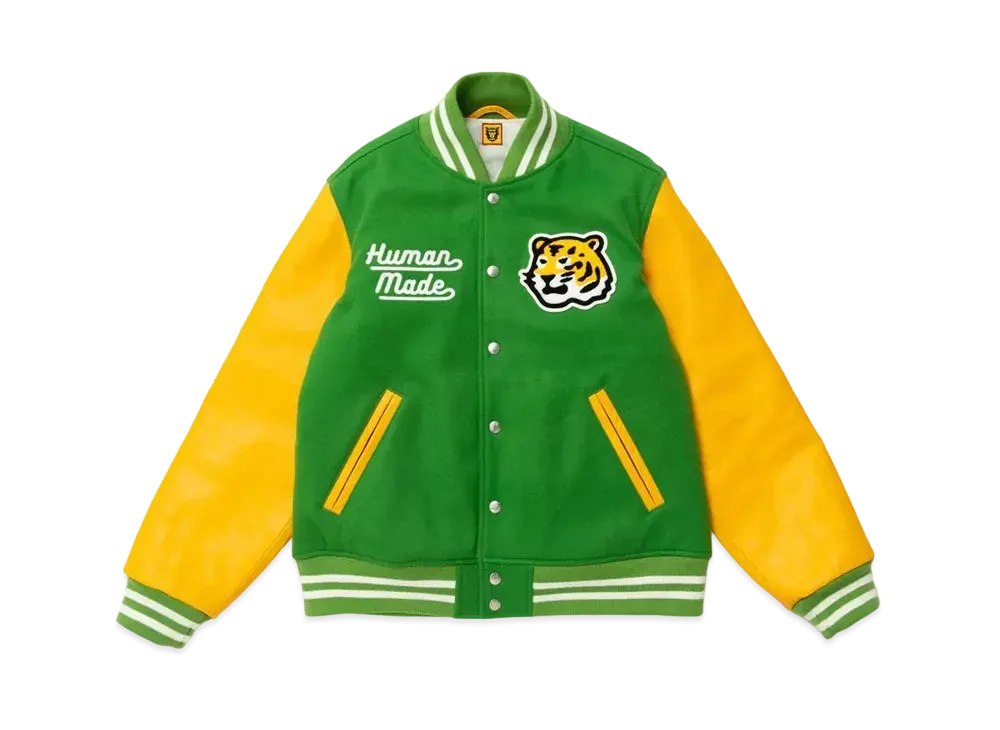 ヒューマン メイド バーシティ ジャケット "イエロー"