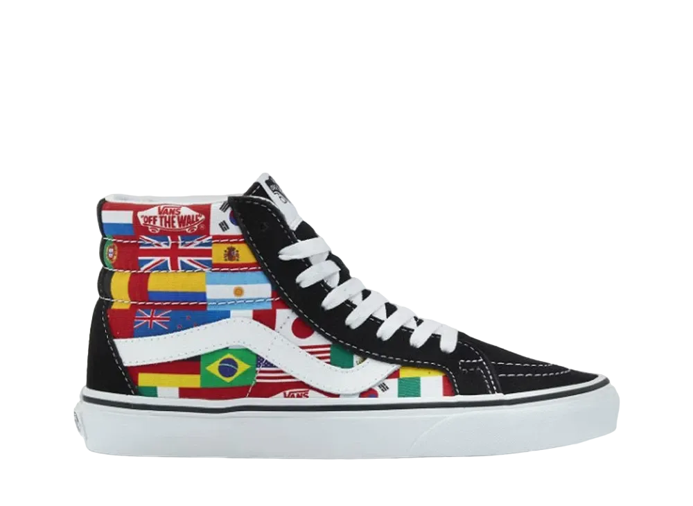 Vans Sk8-Hi Re-Issue Flags "Multi/True White"