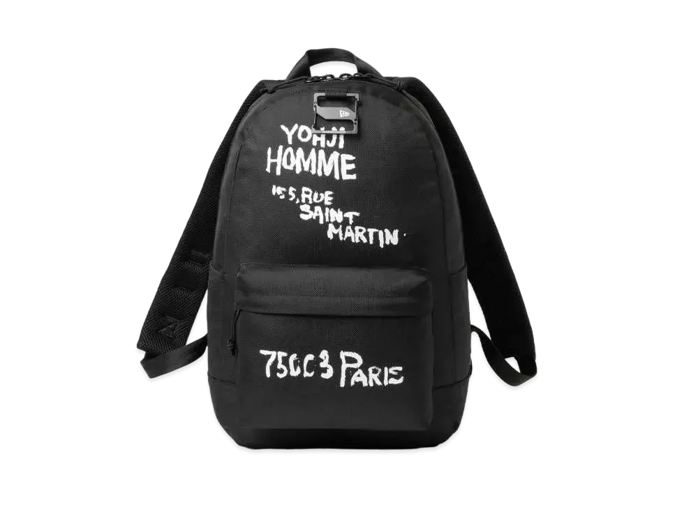 NEW ERA x Yohji Yamamoto Pour Homme FW22 Light Pack 27L Hand Paint Logo "Black"