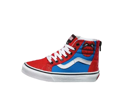 Marvel × Vans PS Sk8-Hi Zip Spider Man "Blue/Red"