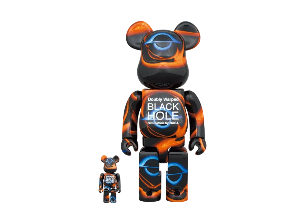 Bearbrick Doubly Warped BLACK HOLE 100% & 400%