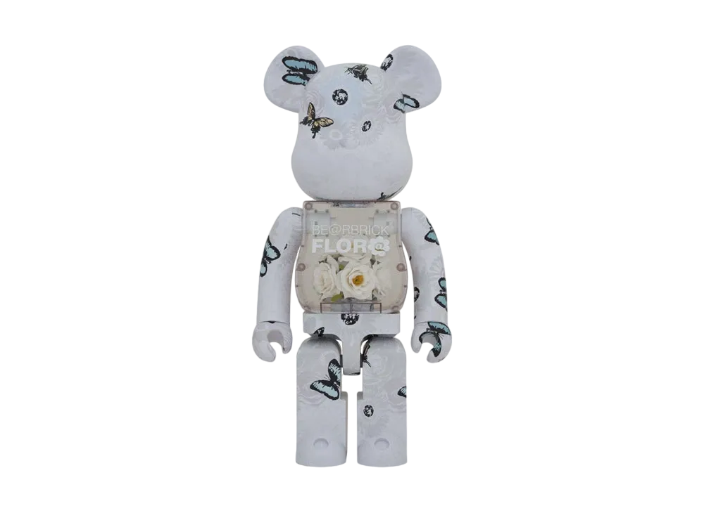Bearbrick FLOR@ #2 White 1000%