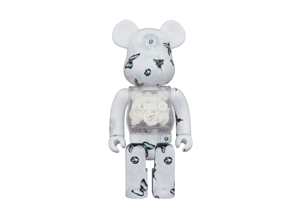 Bearbrick FLOR@ #2 White 400%