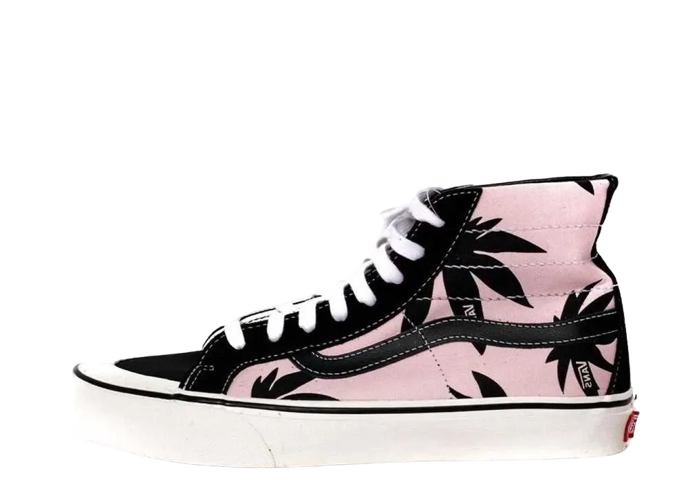 バンズ スケートハイ 138 ディーコン サマー リーフ "ピンク ブラック"