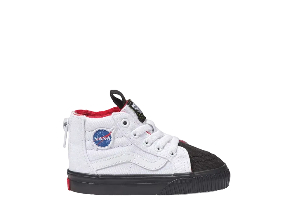 NASA × Vans TD Sk8-Hi Zip Space Voyager "True White"