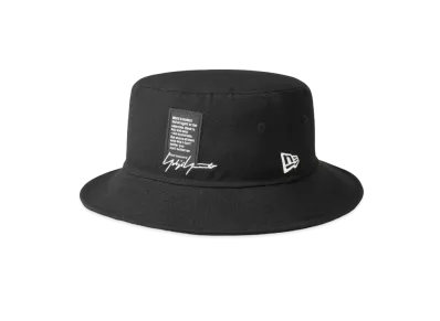 NEW ERA x Yohji Yamamoto Pour Homme FW22 Bucket01 Signature Logo "Black"