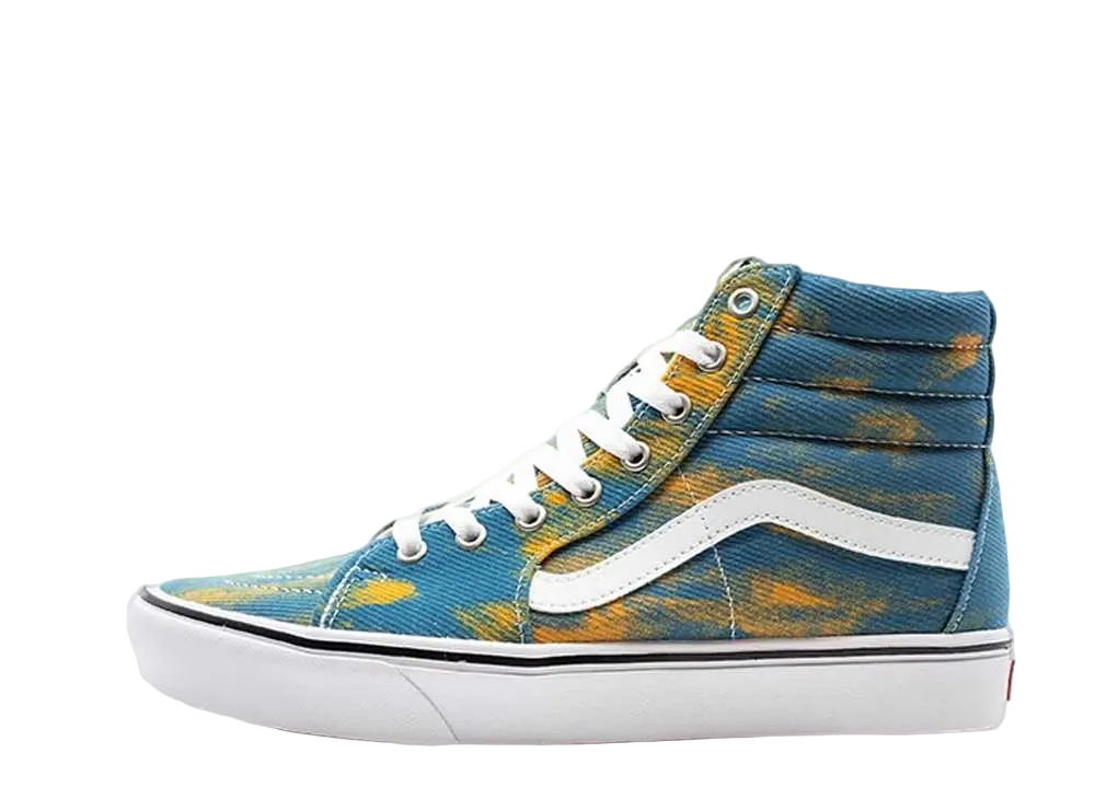 バンズ スケートハイ コンフィクッシュ イン ブルーム "マルチカラー/ホワイト"