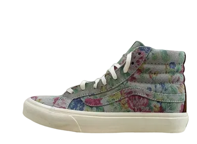 Vans Sk8-Hi Slim Suede Floral "Marshmallow"