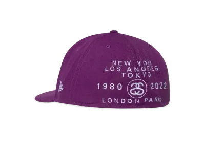 Stussy World Tour New Era Cap "Grape"