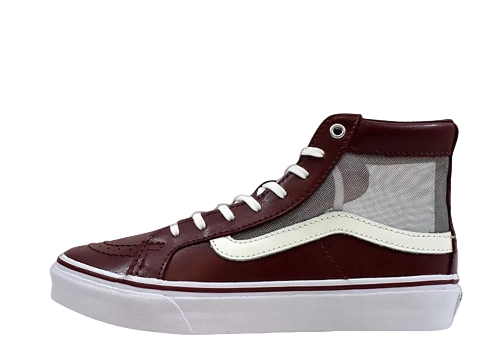 バンズ スケートハイ スリム カットアウト メス "ポート/トゥルー ホワイト"