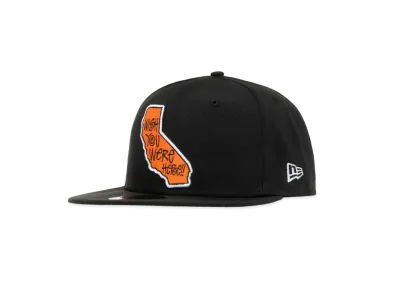 Stussy Wish You Were Here New Era Cap "Black"
