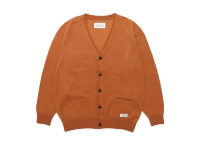 WACKO MARIA Mohair Knit Cardigan "Light Brown"