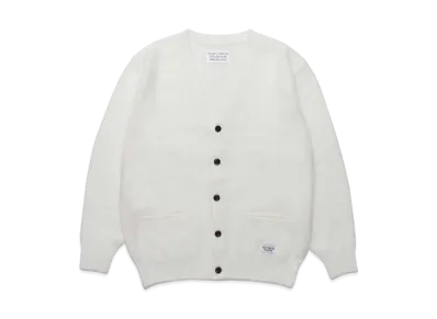WACKO MARIA Mohair Knit Cardigan "White"