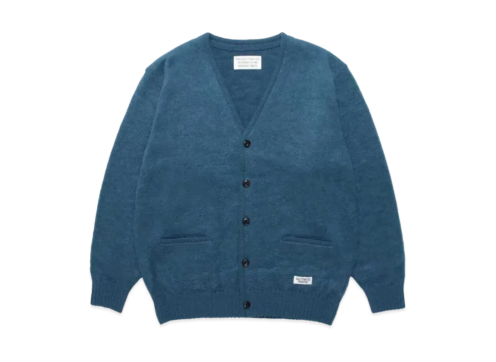 WACKO MARIA Mohair Knit Cardigan "Blue"