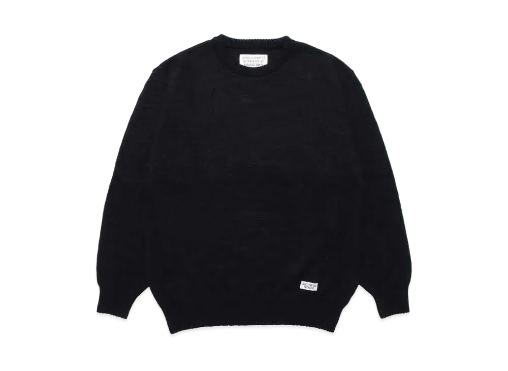 WACKO MARIA Mohair Knit Sweater "Black"