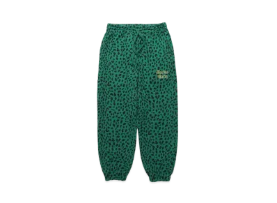 WACKO MARIA Leopard Washed Heavy Weight Sweat Pants "Green"