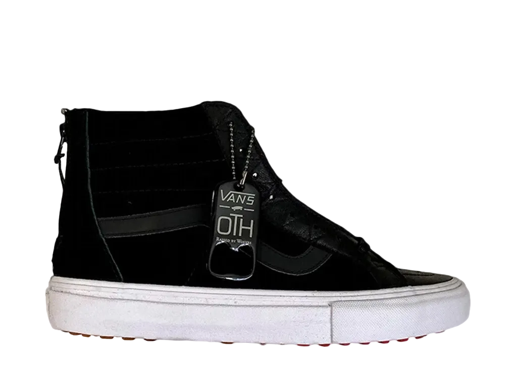 バンズ × OTH × レイズド バイ ウルヴズ スケートハイ ジップ "ブラック/ホワイト"