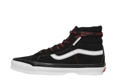 Slam Jam × Vans OG SK8-Hi LX "Black/White/Red"