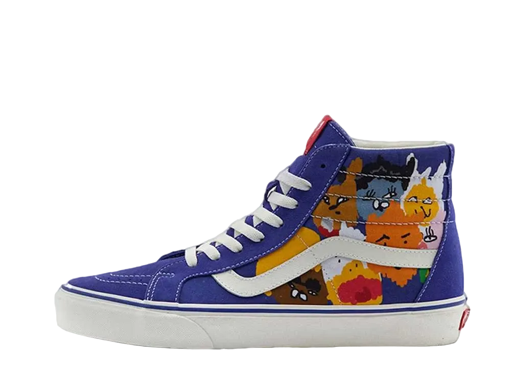 カカオ フレンズ × バンズ スケートハイ リイシュー ファミリー "ネイビー/ラング/ブラウン"